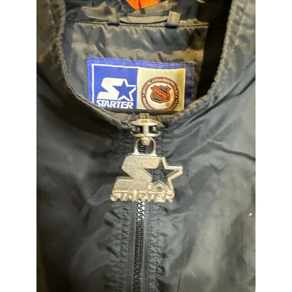 Vintage 90s Starter NHL Blackhawks Windbreaker Jacket Size Large - Picture 3 of 8